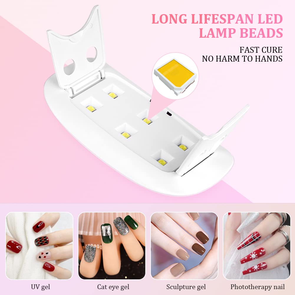 Portable 6 LED UV Nail Lamp 6W - đánh giá và giá Exposure Unit Uv