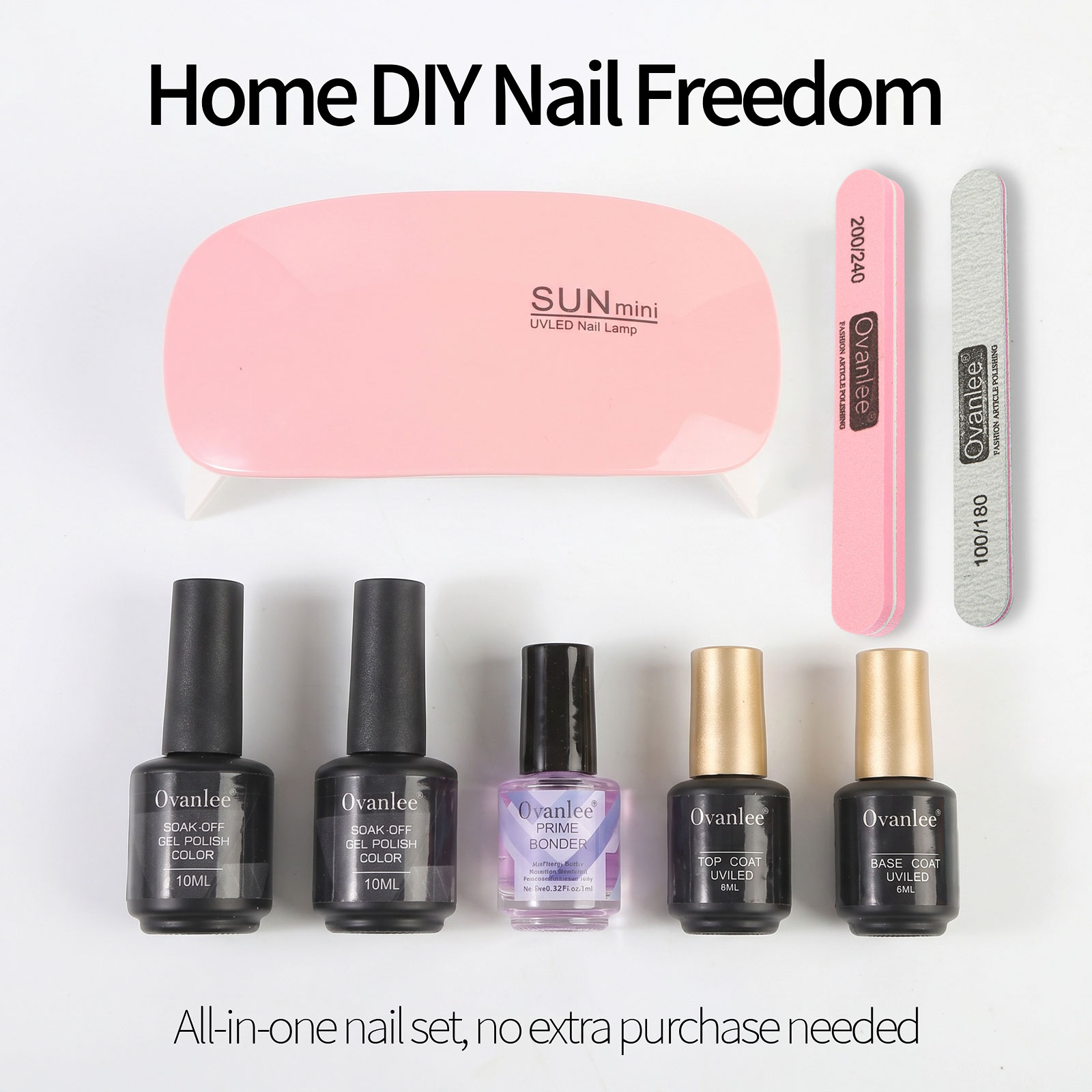 Ovanlee 5-Piece UV Gel Polish  - đánh giá và giá Exposure Unit Uv