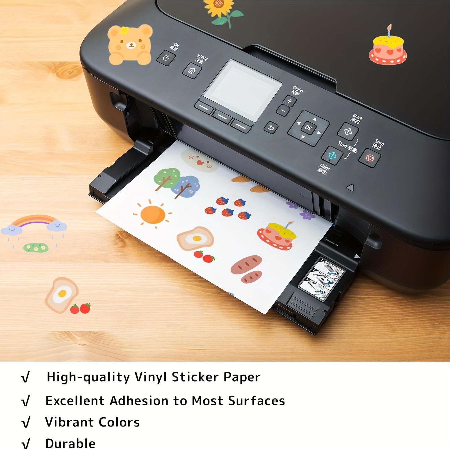 50 Sheets A4 PET Printable Vin - đánh giá và giá Commercial Vinyl Printing