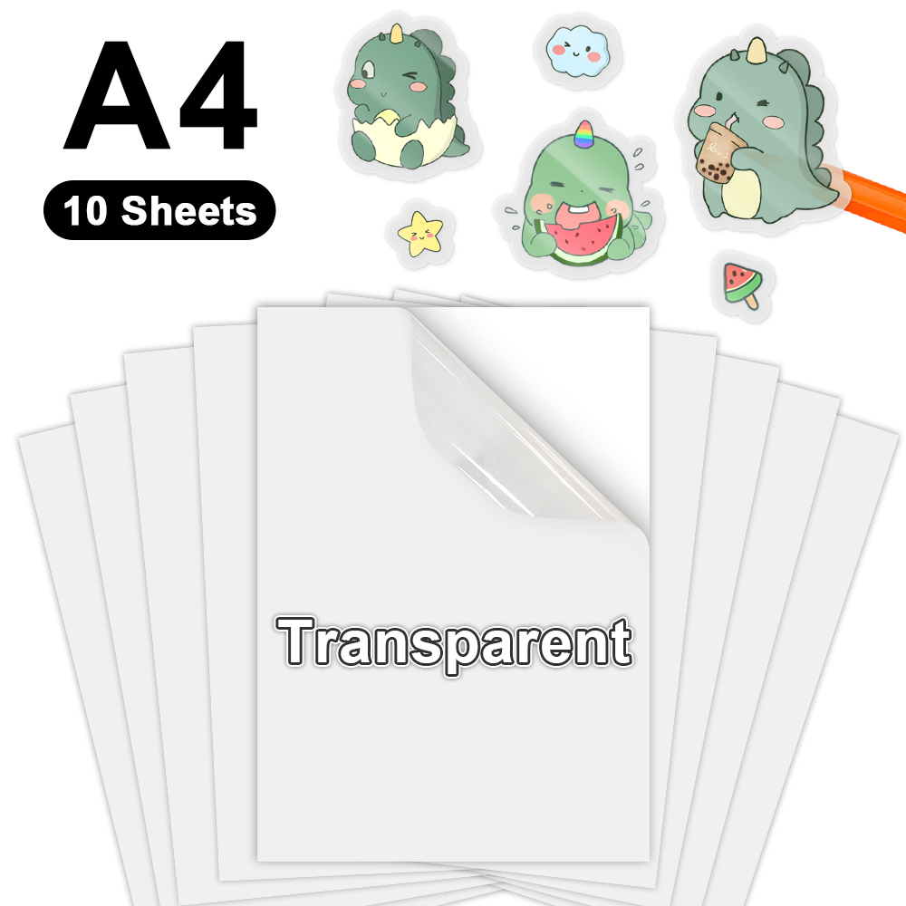 10 Sheets Transparent Printabl - đánh giá và giá Commercial Vinyl Printing