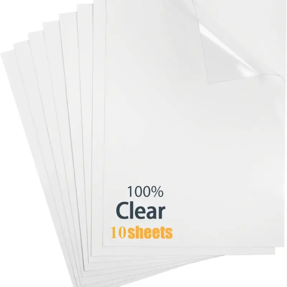10 Sheets 100% Transparent Vin - đánh giá và giá Commercial Vinyl Printing
