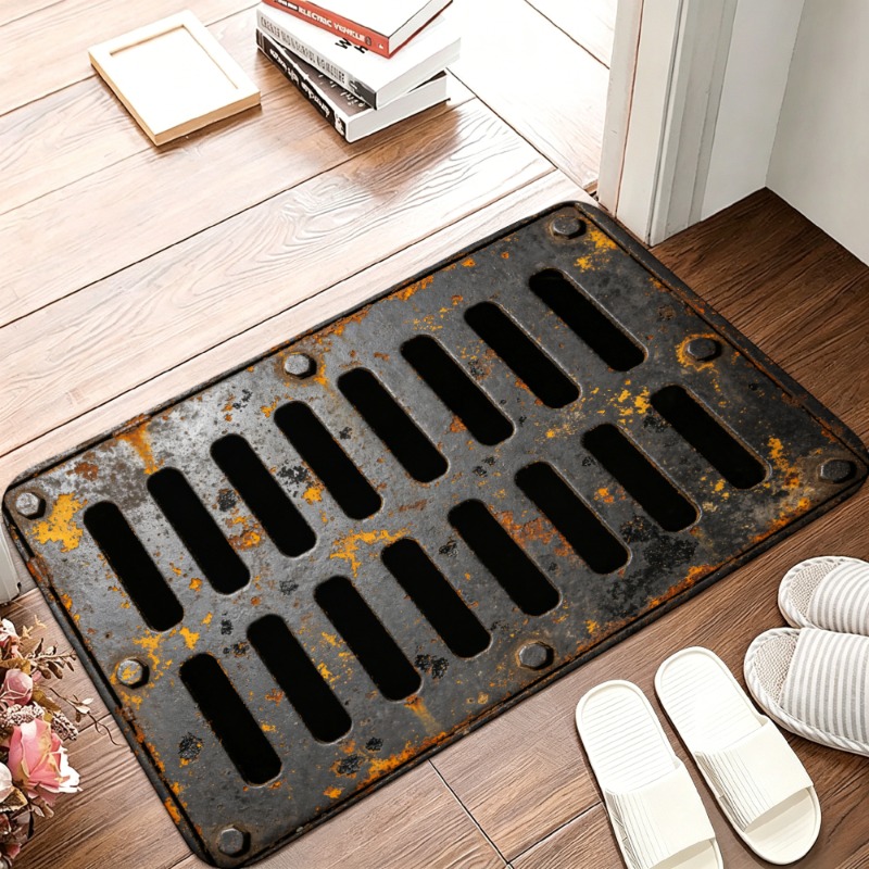 Vintage Rusty Metal Drain Grat - đánh giá và giá Commercial Printing Industry