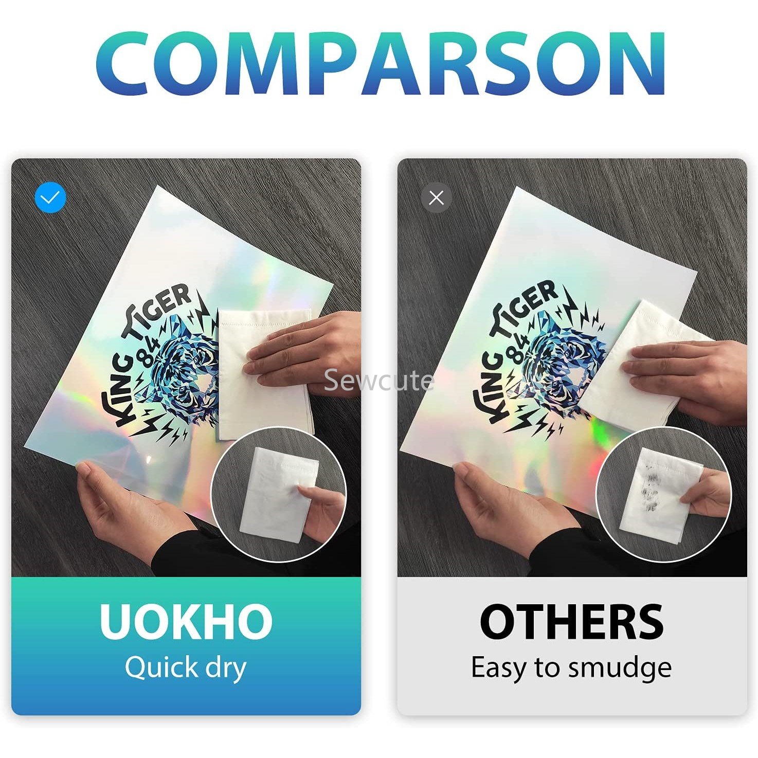 10Sheets Holographic Sticker P - đánh giá và giá Commercial Vinyl Printing